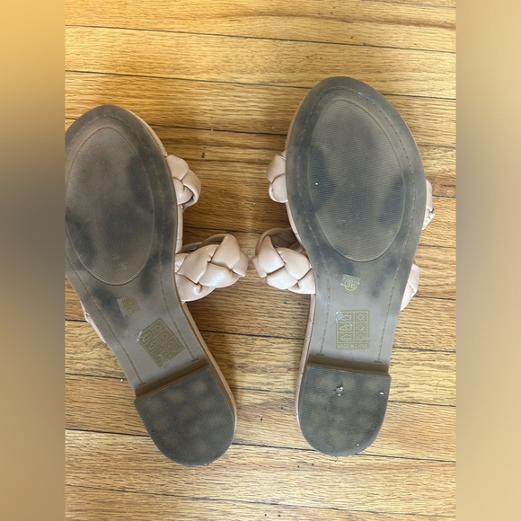 Chai Double Braid Strap Slide Sandals CupShe - Picture 2 of 3